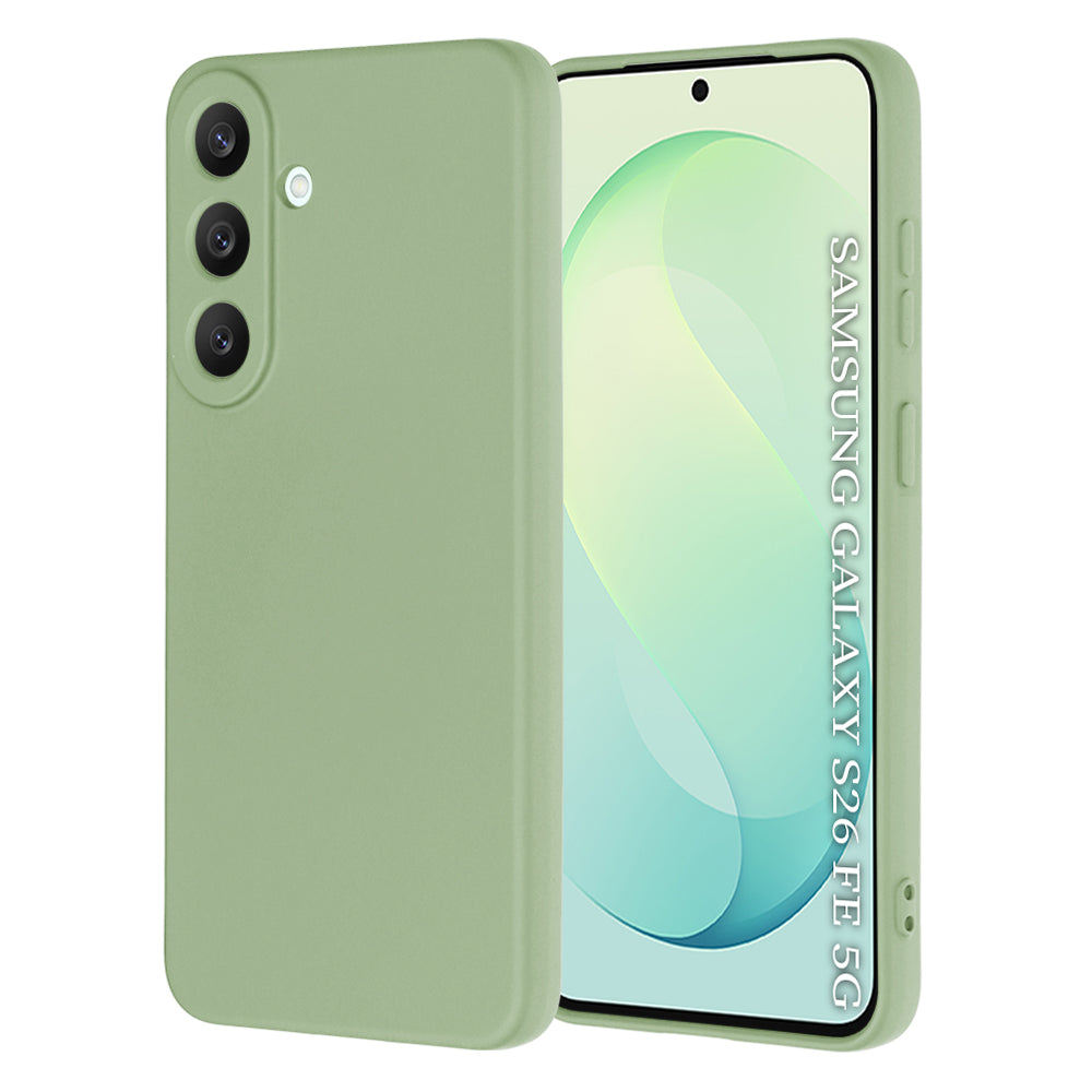 Калъф за Samsung Galaxy S26 FE S741 / S25 FE, Techsuit, SoftFlex, светлозелен
