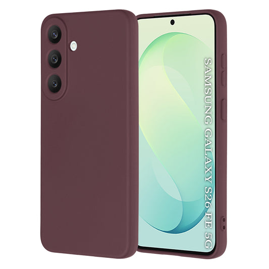 Калъф за Samsung Galaxy S26 FE S741 / S25 FE, Techsuit, SoftFlex, цвят бордо