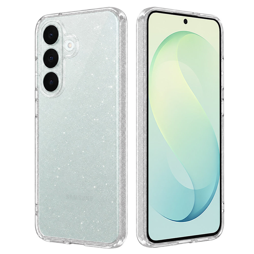 Калъф за Samsung Galaxy S26 FE S741 / S25 FE, Techsuit, SparkleSkin, прозрачен