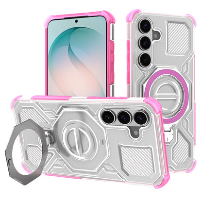 Калъф за Samsung Galaxy S26 Plus, Techsuit, Carbon Shield Pro, Розов