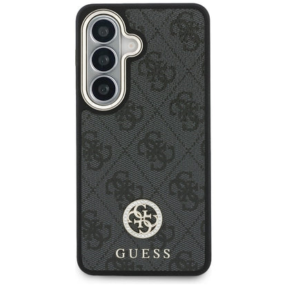 Калъф за Samsung Galaxy S26 S942, GUESS, 4G Big Rhinestone Triangle Strap, Черен