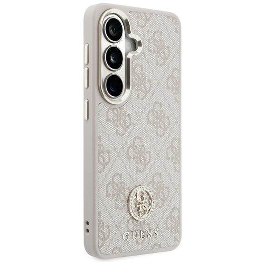 Калъф за Samsung Galaxy S26 S942, GUESS, 4G Big Rhinestone Triangle Strap, Розов