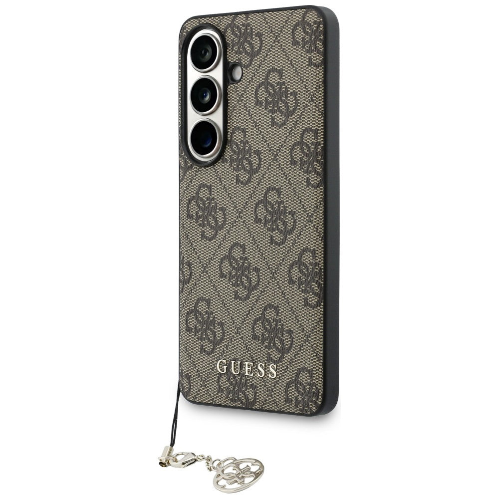 Калъф за Samsung Galaxy S26 S942, Guess, 4G Classic Logo Charm, Кафяв
