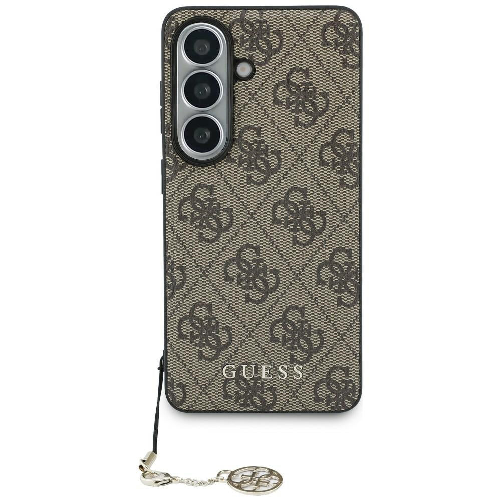 Калъф за Samsung Galaxy S26 S942, Guess, 4G Classic Logo Charm, Кафяв