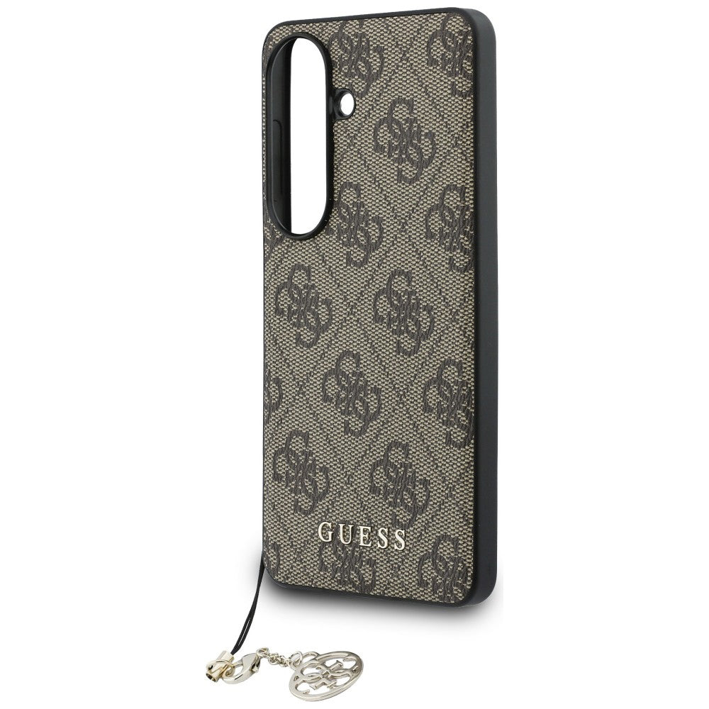Калъф за Samsung Galaxy S26 S942, Guess, 4G Classic Logo Charm, Кафяв