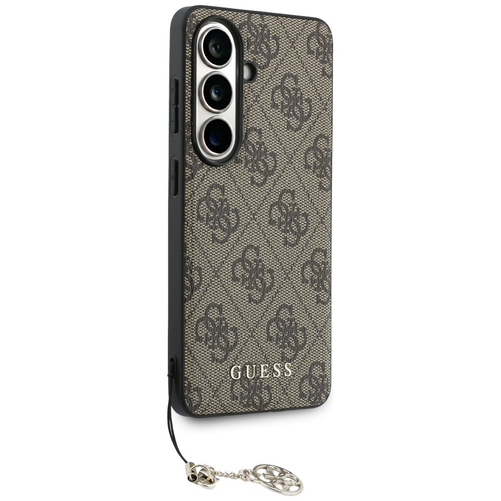Калъф за Samsung Galaxy S26 S942, Guess, 4G Classic Logo Charm, Кафяв
