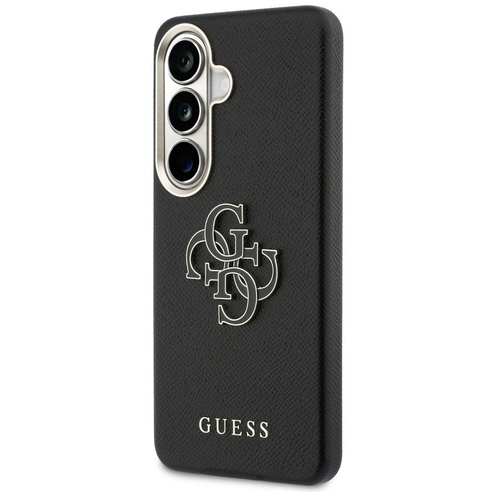Калъф за Samsung Galaxy S26 S942, Guess, 4G Grained Big and Classic Logo, Черен