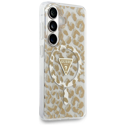 Калъф MagSafe за Samsung Galaxy S26 S942, Guess, IML Leopard Pattern, Кафяв