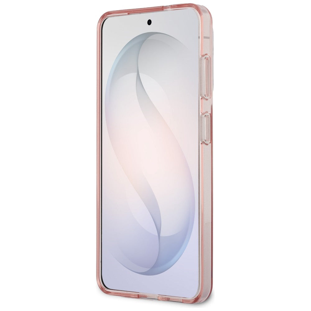 Калъф MagSafe за Samsung Galaxy S26 S942, Guess, IML Gradient Triangle Logo, Розов