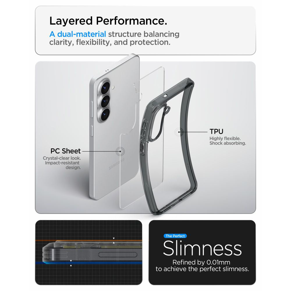 Калъф за Samsung Galaxy S26 S942, Spigen, Ultra Hybrid, Димен ACS10733