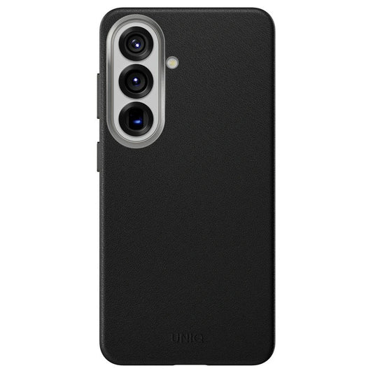 Калъф за Samsung Galaxy S26 S942, UNIQ, Lyden Leatherette, Черен