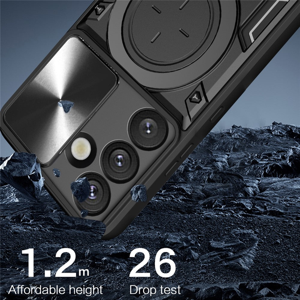 Калъф за Samsung Galaxy S26, Techsuit, CamGuard Pro, Черен