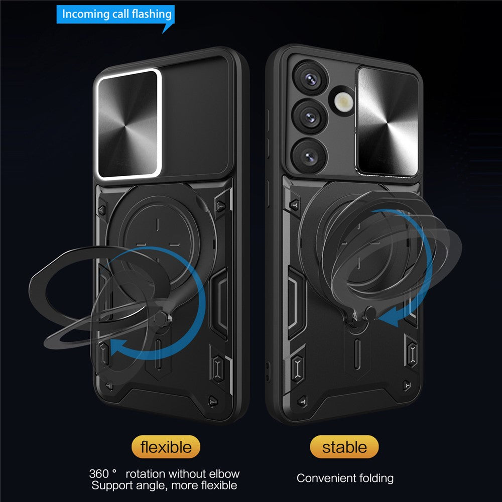 Калъф за Samsung Galaxy S26, Techsuit, CamGuard Pro, Черен