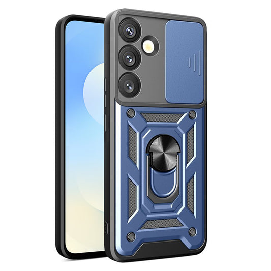 Калъф за Samsung Galaxy S26, Techsuit, CamShield, Син