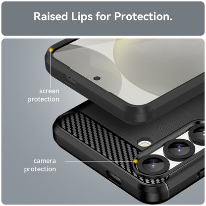 Калъф за Samsung Galaxy S26, Techsuit, Карбон, Черен