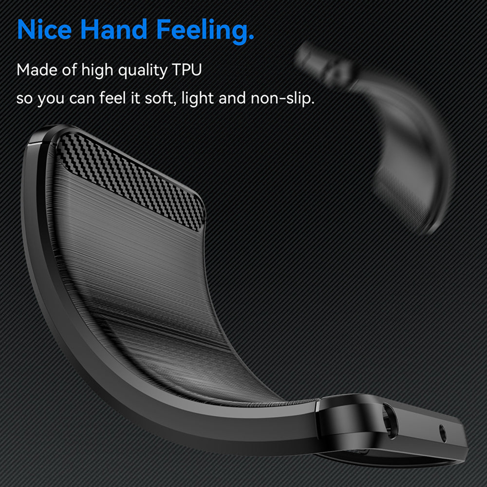 Калъф за Samsung Galaxy S26, Techsuit, Карбон, Черен