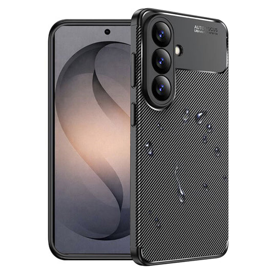 Калъф за Samsung Galaxy S26, Techsuit, CarbonFiber, Черен