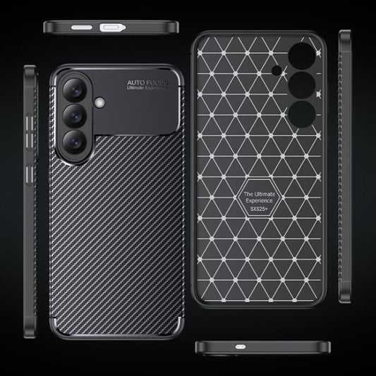 Калъф за Samsung Galaxy S26, Techsuit, CarbonFiber, Черен