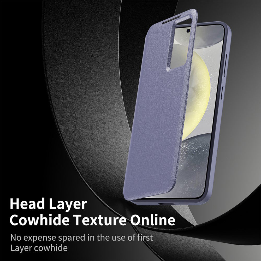 Калъф за Samsung Galaxy S26, Techsuit, SmartView, Лилав