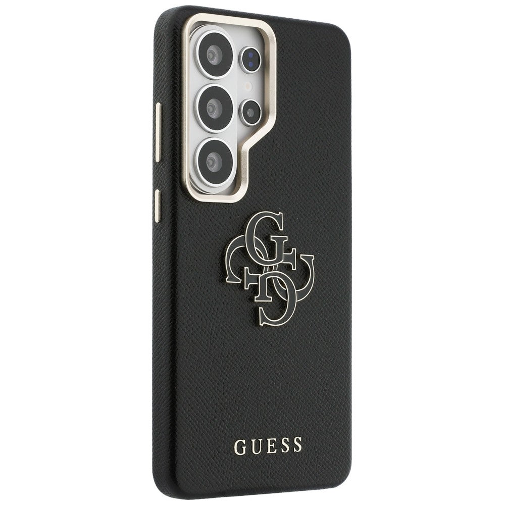 Калъф за Samsung Galaxy S26 Ultra S948, Guess, 4G Grained Big and Classic Logo, Черен