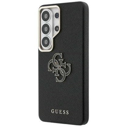 Калъф за Samsung Galaxy S26 Ultra S948, Guess, 4G Grained Big and Classic Logo, Черен