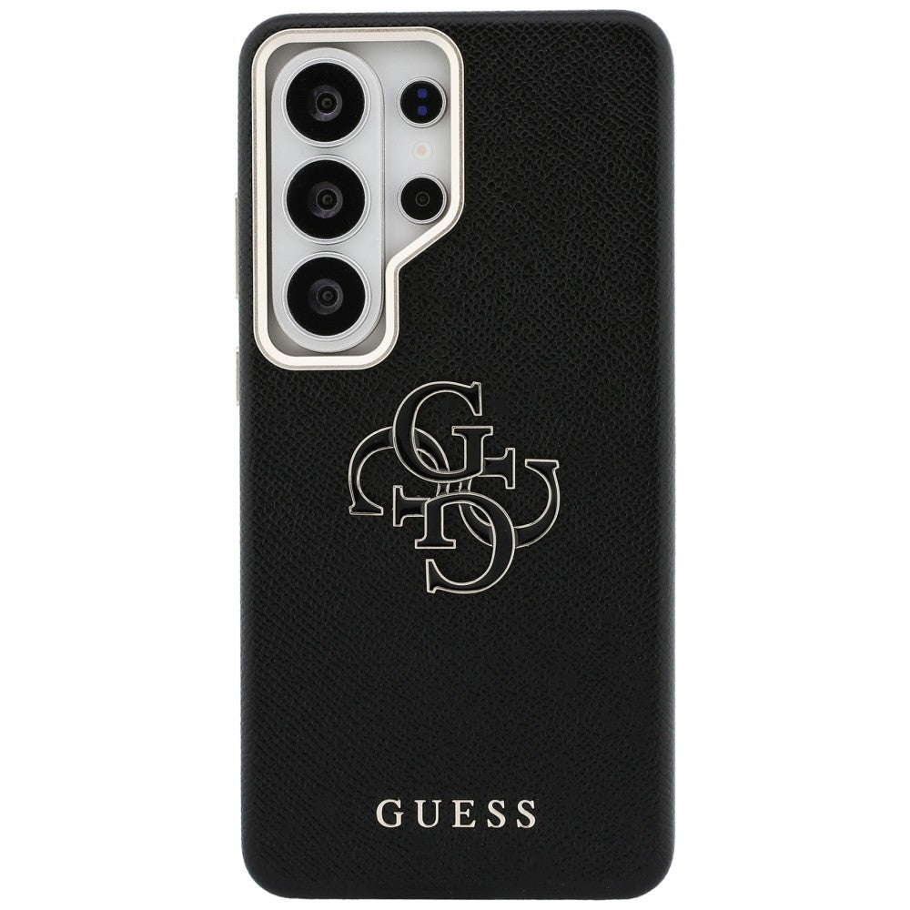 Калъф за Samsung Galaxy S26 Ultra S948, Guess, 4G Grained Big and Classic Logo, Черен