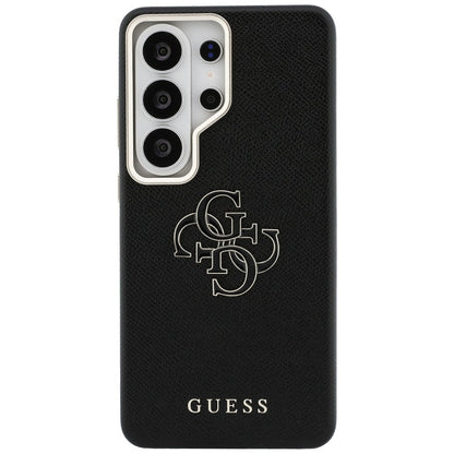 Калъф за Samsung Galaxy S26 Ultra S948, Guess, 4G Grained Big and Classic Logo, Черен