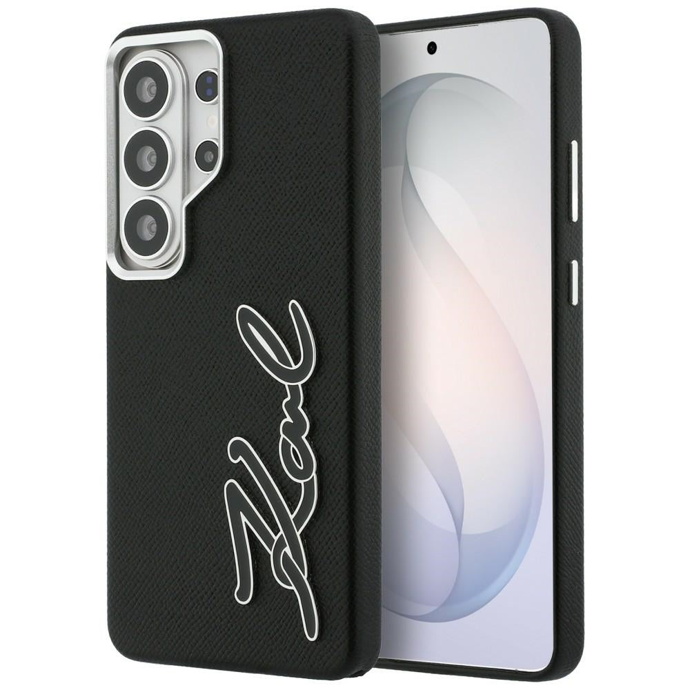 Калъф за Samsung Galaxy S26 Ultra S948, Karl Lagerfeld, Signature Resin Logo, Черен