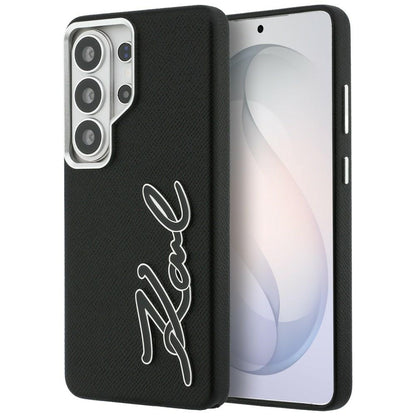 Калъф за Samsung Galaxy S26 Ultra S948, Karl Lagerfeld, Signature Resin Logo, Черен