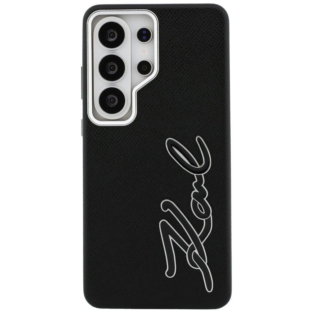 Калъф за Samsung Galaxy S26 Ultra S948, Karl Lagerfeld, Signature Resin Logo, Черен