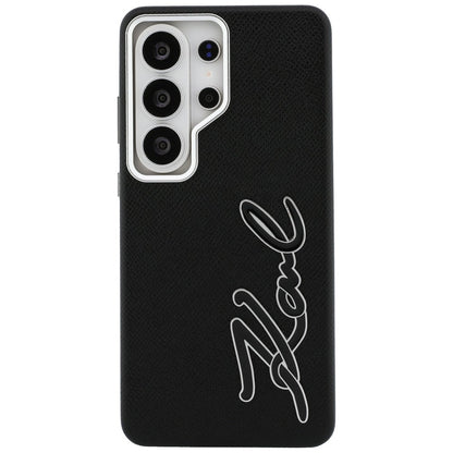 Калъф за Samsung Galaxy S26 Ultra S948, Karl Lagerfeld, Signature Resin Logo, Черен