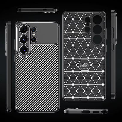 Калъф за Samsung Galaxy S26 Ultra, Techsuit, CarbonFiber, Черен