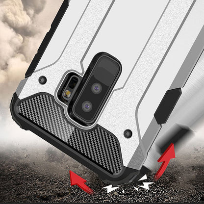 Case for Samsung Galaxy S9+ G965, Techsuit, Hybrid Armor, Black