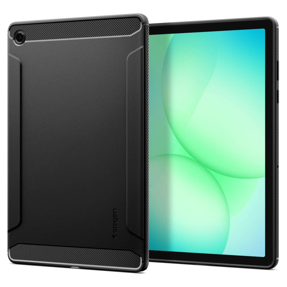 Калъф за Samsung Galaxy Tab A11+, Spigen, Rugged Armor, Матово черен