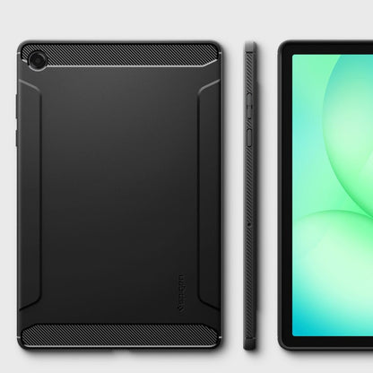 Калъф за Samsung Galaxy Tab A11+, Spigen, Rugged Armor, Матово черен