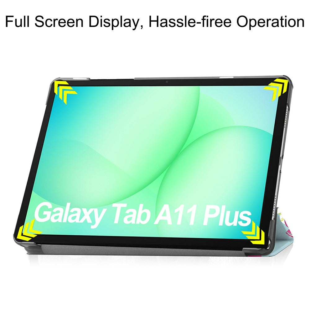 Калъф за Samsung Galaxy Tab A11+ / Tab A9+, Techsuit, FoldPro Unicorn, Многоцветен