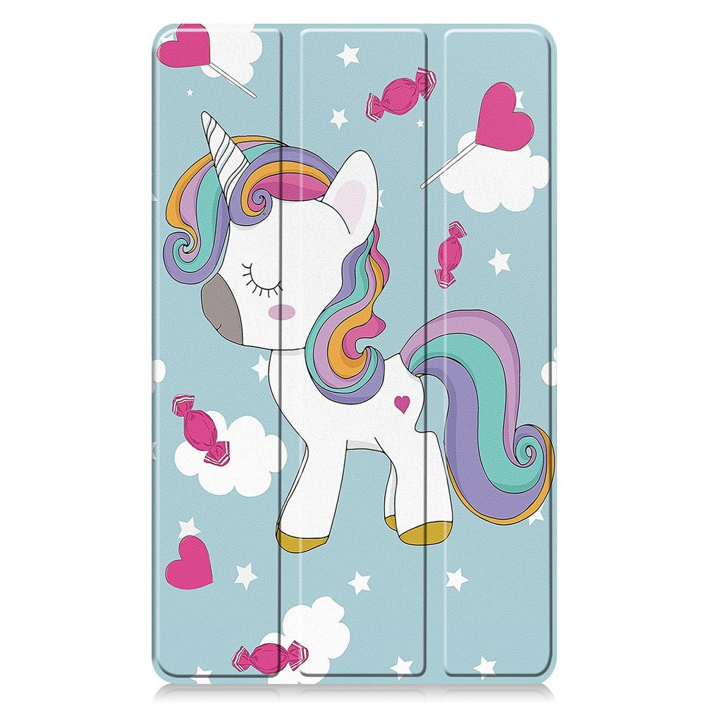 Калъф за Samsung Galaxy Tab A11 / Tab A9, Techsuit, FoldPro Unicorn New Model, Многоцветен