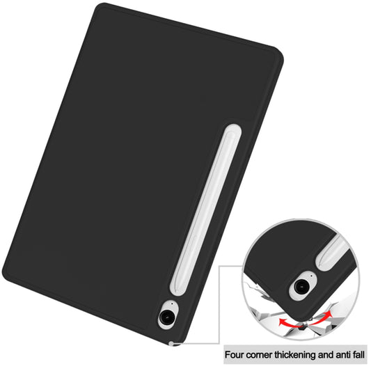 Калъф за Samsung Galaxy Tab S10 FE / Tab S9 FE / Tab S9, Techsuit, Flex Trifold, Черен