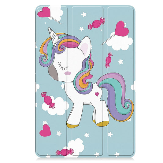 Калъф за Samsung Galaxy Tab S11, Techsuit, FoldPro Unicorn, Многоцветен