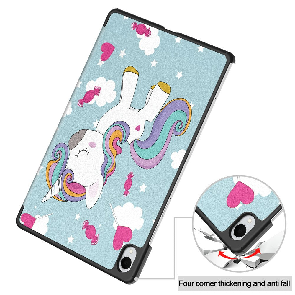 Калъф за Samsung Galaxy Tab S11, Techsuit, FoldPro Unicorn, Многоцветен