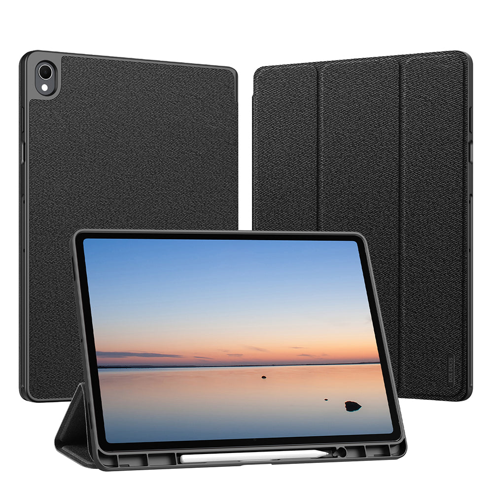 Калъф за Samsung Galaxy Tab S12 Plus, DUX DUCIS, Domo с държач за писалка, черен