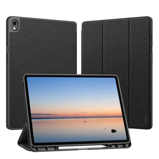 Калъф за Samsung Galaxy Tab S12 Plus, DUX DUCIS, Domo с държач за писалка, черен