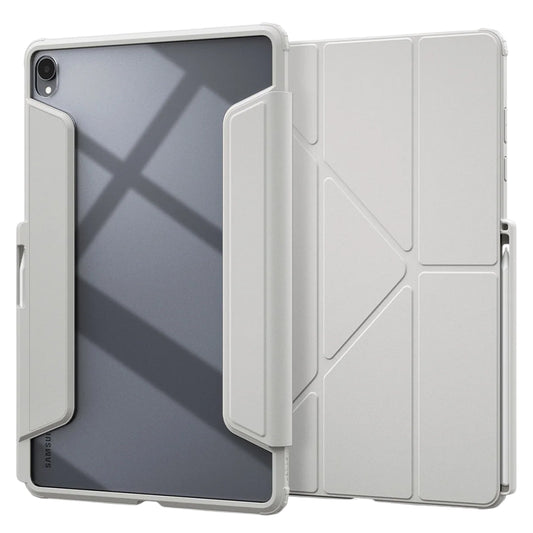Калъф за Samsung Galaxy Tab S12 Plus, Spigen, Air Skin Pro, сив, ACS11824