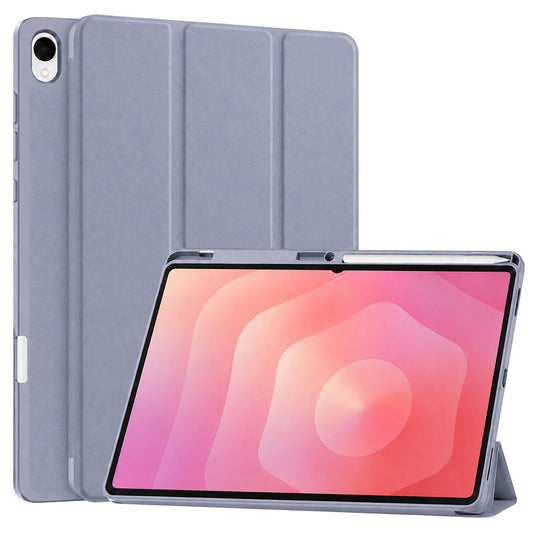 Калъф за Samsung Galaxy Tab S12 Plus, Techsuit, Flex Trifold, Лилав