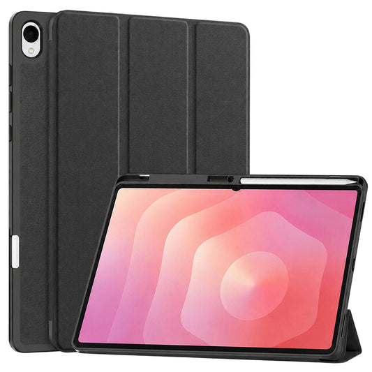 Калъф за Samsung Galaxy Tab S12 Plus, Techsuit, Flex Trifold, Черен