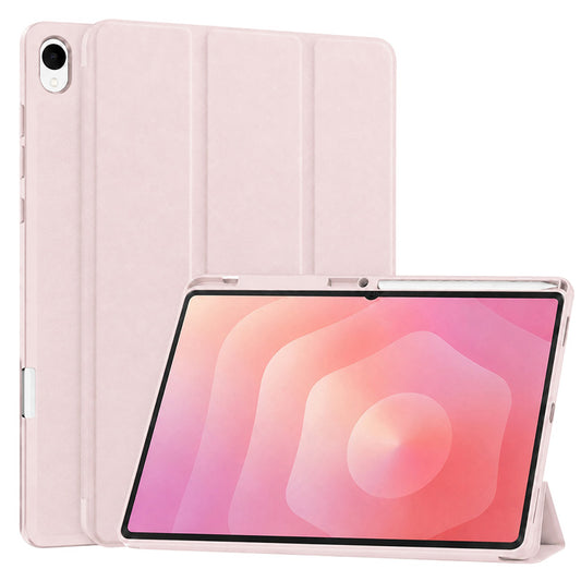 Калъф за Samsung Galaxy Tab S12 Plus, Techsuit, Flex Trifold, Розов