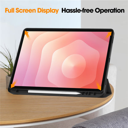Калъф за Samsung Galaxy Tab S12 Plus, Techsuit, Flex Trifold, Зелен
