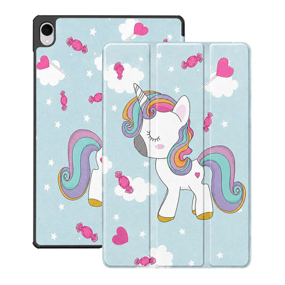 Калъф за Samsung Galaxy Tab S12 Plus, Techsuit, FoldPro Unicorn, Многоцветен