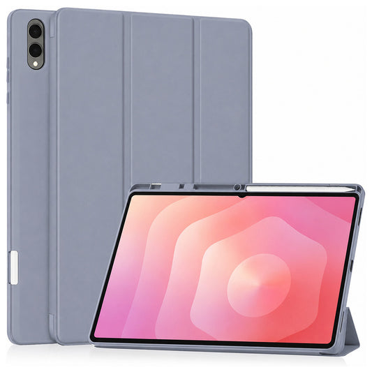 Калъф за Samsung Galaxy Tab S12 Ultra / Tab S11 Ultra, Techsuit, Flex Trifold, Лилав