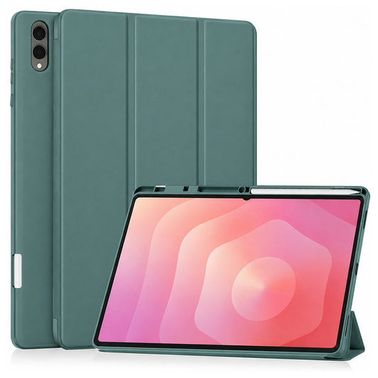 Калъф за Samsung Galaxy Tab S12 Ultra / Tab S11 Ultra, Techsuit, Flex Trifold, Зелен